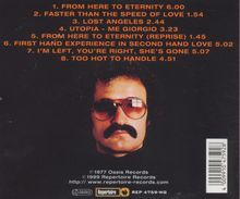 Giorgio Moroder: From Here To Eternity, CD