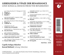 Liebeslieder &amp; Tänze der Renaissance, CD