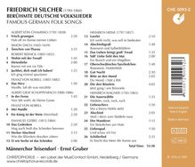Friedrich Silcher (1789-1860): 26 Lieder für Männerchor, CD