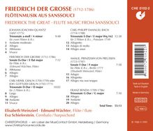 Musik in Sanssouci für 2 Flöten &amp; Cembalo, CD