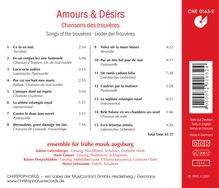 Amours &amp; Desirs - Lieder der Trouveres, CD