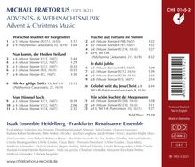 Michael Praetorius (1571-1621): Advents- und Weihnachtsmusik, CD
