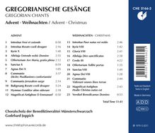 Gregorianische Gesänge zu Advent &amp; Weihnachten, CD