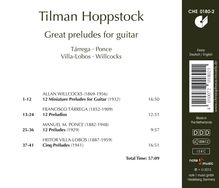 Tilman Hoppstock - Great preludes for guitar, CD