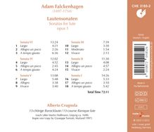 Adam Falckenhagen (1697-1754): Lautensonaten op.1 Nr.1-6, CD