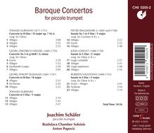 Joachim Schäfer - Baroque Concertos for Piccolo Trumpet, CD