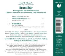 Hans Krasa (1899-1944): Brundibar (Kinderoper), CD