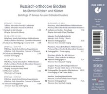 Russisch-orthodoxe Glocken berühmter Kirchen und Klöster, CD