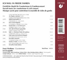 Ich will in Frieden fahren - Geistliche Musik, CD