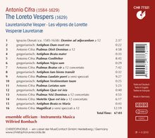 Antonio Cifra (1584-1629): Loreto Vesper (Lauretanische Vesper 1629), CD