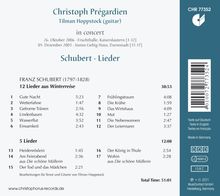 Franz Schubert (1797-1828): Lieder mit Gitarre, CD