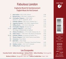 Fabulous London, CD