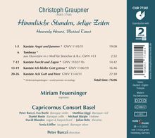 Christoph Graupner (1683-1760): Kantaten "Himmlische Stunden, selige Zeiten", CD
