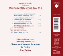 Heinrich Schütz (1585-1672): Historia der Geburt Christi SWV 435, CD