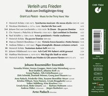 Verleih uns Frieden - Musik zum 30-jährigen Krieg, CD