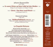 Johann Rosenmüller (1619-1684): Geistliche Konzerte zur Weihnacht - "Es waren Hirten auf dem Felde", CD