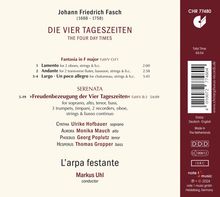 Johann Friedrich Fasch (1688-1758): Serenata "Freudenbezeugung der Vier Tageszeiten", CD