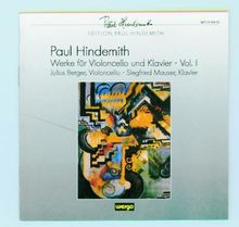 Paul Hindemith (1895-1963): Werke f.Cello &amp; Klavier Vol.1, CD
