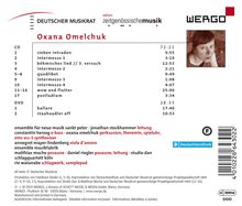 Oxana Omelchuk (geb. 1975): Kammermusik, 1 CD und 1 DVD