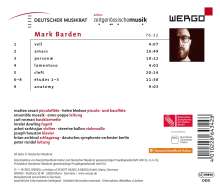 Mark Barden (geb. 1980): Anatomy für Schlagzeug und Orchester, CD