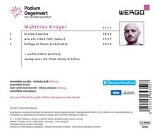 Matthias Krüger (geb. 1987): Werke "Ain't nuthin' but fairy dust", CD