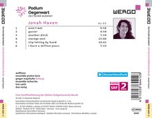 Jonah Haven (geb. 1995): Gasser für Ensemble, CD