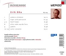 Erik Ona (geb. 1961): Kammermusik, CD