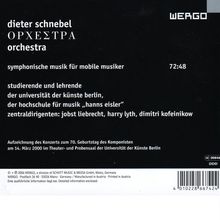 Dieter Schnebel (1930-2018): Orchestra (Symphonische Musik für mobile Künstler), CD