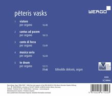 Peteris Vasks (geb. 1946): Orgelwerke, CD