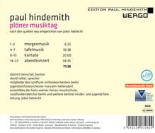 Paul Hindemith (1895-1963): Plöner Musiktag, CD