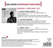 Earle Brown - Contemporary Sound Series Vol.2, 3 CDs