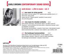 Earle Brown - Contemporary Sound Series Vol.4, 3 CDs