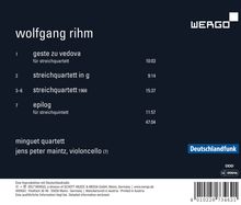 Wolfgang Rihm (geb. 1952): Streichquartette, CD