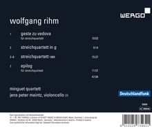 Wolfgang Rihm (1952-2024): Streichquartette, CD