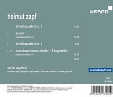Helmut Zapf (geb. 1956): Streichquartette Nr.1-4, CD