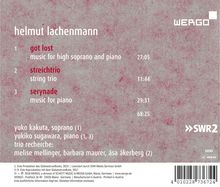 Helmut Lachenmann (geb. 1935): Serynade für Klavier, CD