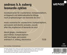 Andreas Heinz Hugo Suberg (geb. 1958): Leonardo-Zyklus, CD