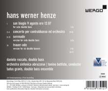 Hans Werner Henze (1926-2012): Kontrabasskonzert, CD