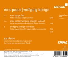 Enno Poppe (geb. 1969): Tonband für 2 Schlagzeuger,2 Keyboards,Live-Elektronik, CD