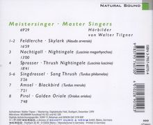 Meistersinger - Feldlerche, Nachtigall, Sprosser, Singdrossel, Amsel, Pirol, 1 Audio-CD, CD