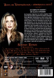 Buffy - Im Bann der Dämonen Season 7, 6 DVDs