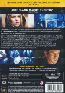 Homeland Staffel 1, 4 DVDs