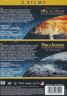 Percy Jackson 1 &amp; 2, 2 DVDs