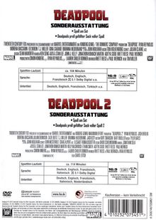 Deadpool 1 &amp; 2, 2 DVDs