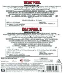Deadpool 1 &amp; 2 (Blu-ray), 3 Blu-ray Discs