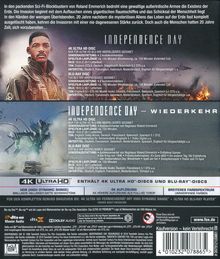 Independence Day 1 &amp; 2 (Ultra HD Blu-ray &amp; Blu-ray), 2 Ultra HD Blu-rays und 2 Blu-ray Discs