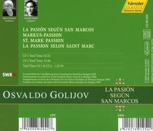 Osvaldo Golijov (geb. 1960): Markus-Passion (La Pasion segun San Marcos), 2 CDs