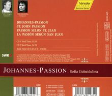 Sofia Gubaidulina (geb. 1931): Johannes-Passion, 2 CDs