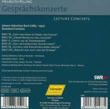 Helmuth Rilling - Gesprächskonzerte zu Bach-Kantaten, 4 CDs