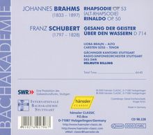 Johannes Brahms (1833-1897): Alt-Rhapsodie op.53, CD
